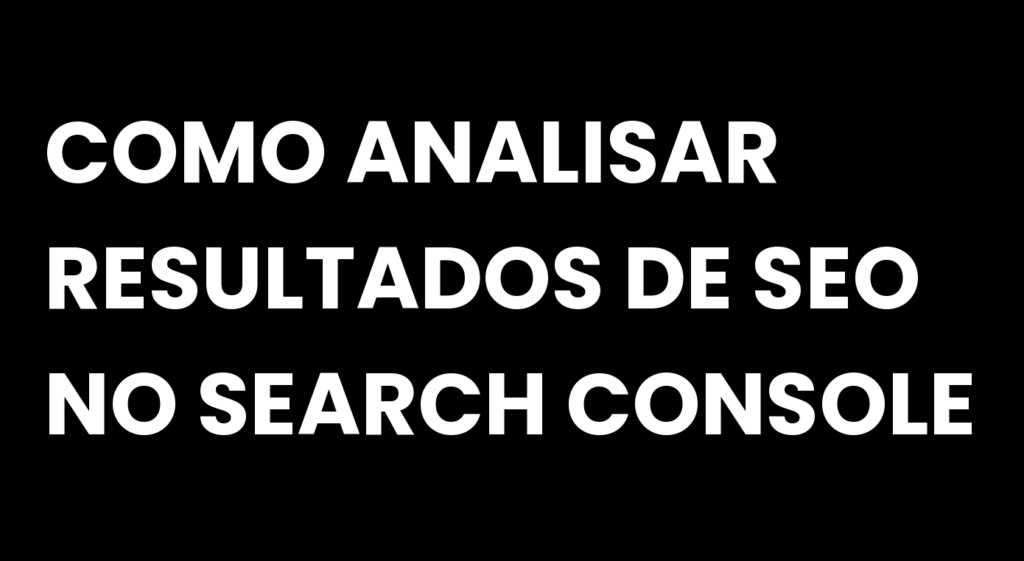 Pessoa analisando dados de SEO no Google Search Console