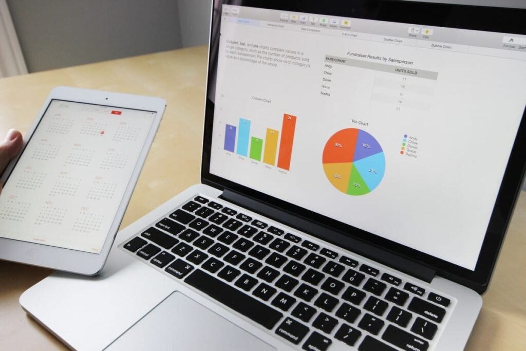 Empresário em Curitiba analisando estratégias de inbound marketing em um laptop