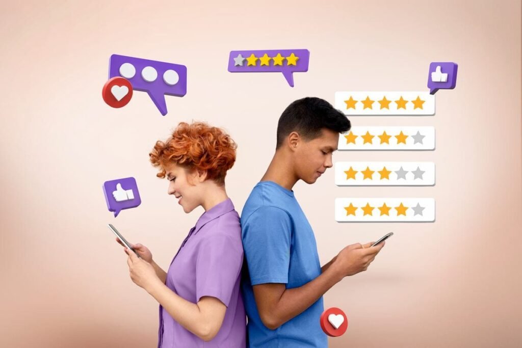 Exemplo de marketing de relacionamento com clientes satisfeitos